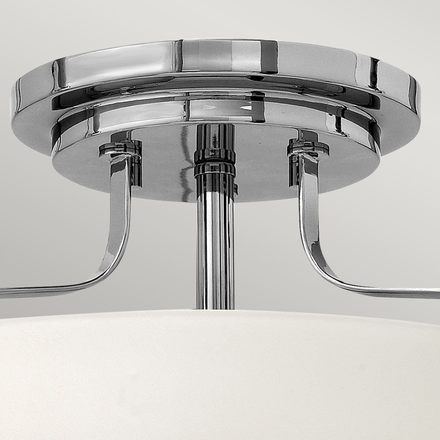 Hinkley - Pritrjen stropni lestenec HARPER 3xE27/60W/230V sijajni krom