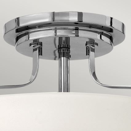 Hinkley - Stropna pritrjena svetilka HARPER 3xE27/60W/230V, premer 36,6 cm, sijajni krom