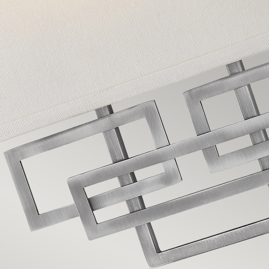 Hinkley - Stensko svetilo LANZA 2xE14/40W/230V matiran krom