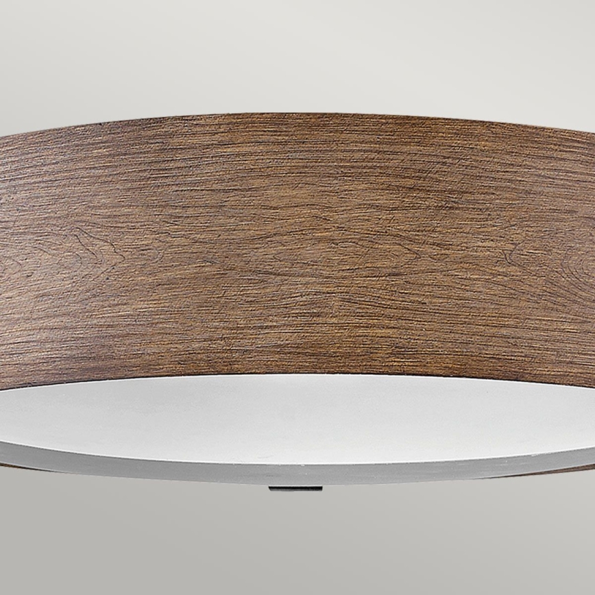 Hinkley - stropna svetilka SAWYER 3xE14/40W/230V pr. 38 cm redwood/rjava