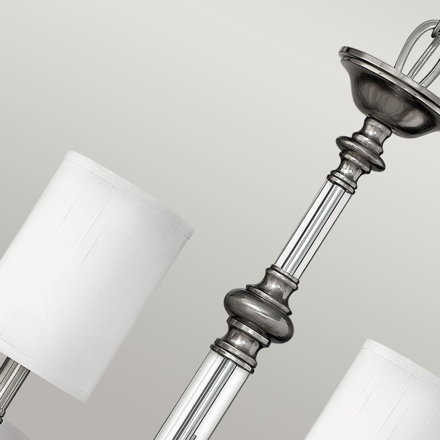 Hinkley - Lestenec na verigi SUSSEX 9xE14/40W/230V matni krom