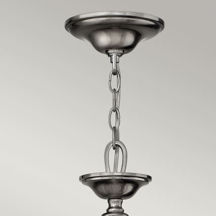 Hinkley - Lestenec na verigi SUSSEX 9xE14/40W/230V matni krom