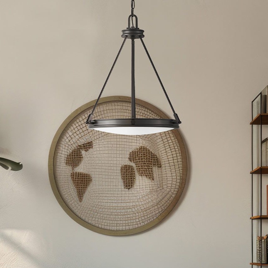 Hinkley - Lestenec na verigi COLLIER 4xE14/40W/230V premer 54,3 cm črna