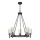 Hinkley - Lestenec na verigi COLLIER 5xE27/40W/230V, premer 68,5 cm, črna