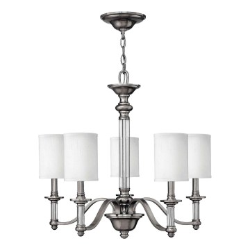 Hinkley - Lestenec na verigi SUSSEX 5xE14/40W/230V matiran krom