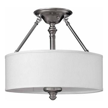 Hinkley - Nadometni lestenec SUSSEX 3xE27/60W/230V matni krom