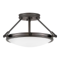 Hinkley - Pritrjena stropna svetilka COLLIER 3xE14/40W/230V, premer 41,7 cm, črna