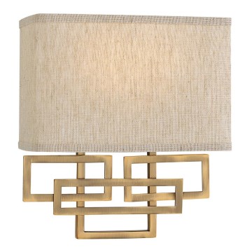 Hinkley - Stensko svetilo LANZA 2xE14/60W/230V bronasto