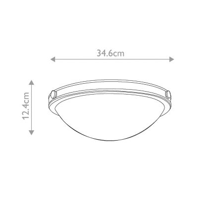 Hinkley - Stropna luč COLLIER 2xE27/40W/230V
