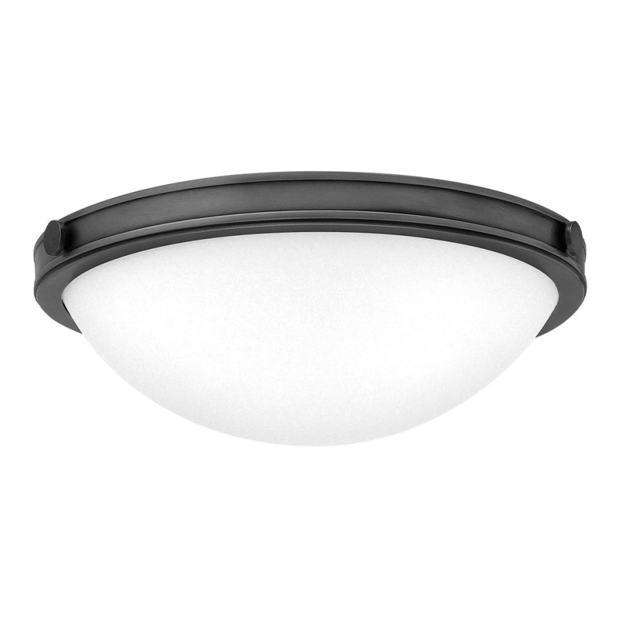 Hinkley - Stropna svetilka COLLIER 2xE27/40W/230V premer 34,6 cm črna