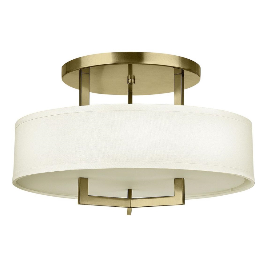 Hinkley - Stropna svetilka HAMPTON 3xE27/60W/230V premer 50,8 cm zlata