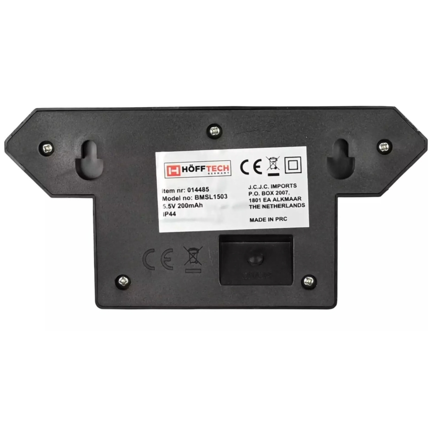 HÖFFTECH - LED solarno stensko svetilo s senzorjem gibanja in mraka LED/5,5V 200 mAh IP44