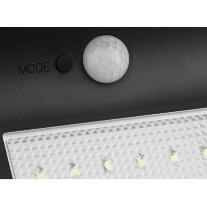 HÖFFTECH - LED solarna stenska svetilka s senzorjem gibanja in senzorjem za somrak LED/3,7V 2200 mAh IP44