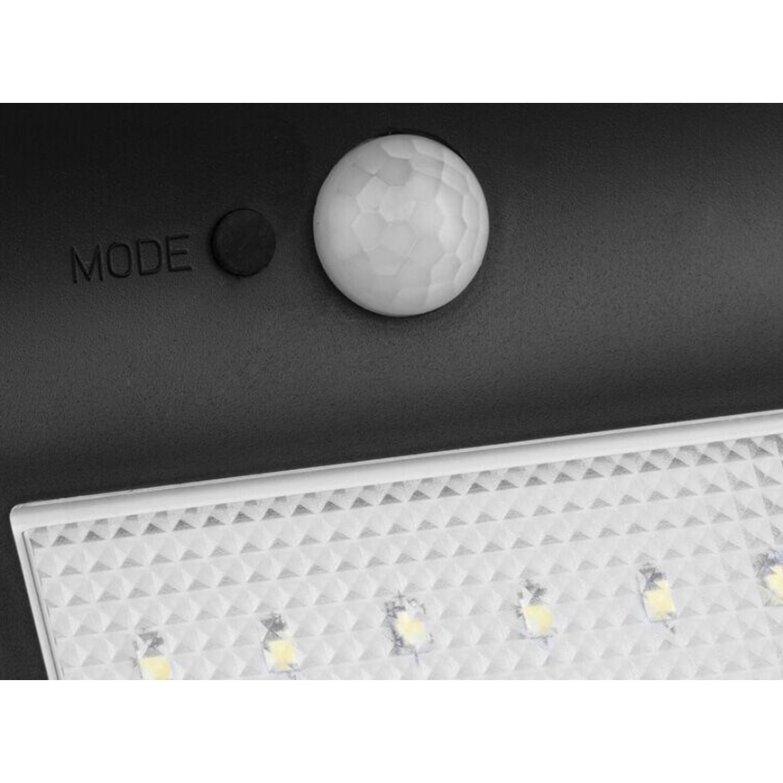 HÖFFTECH - LED solarna stenska svetilka s senzorjem gibanja in senzorjem za somrak LED/3,7V 2200 mAh IP44
