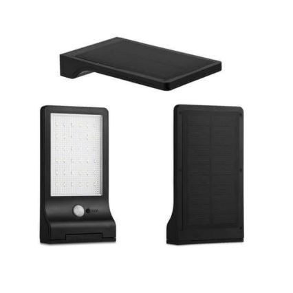HÖFFTECH - LED solarna stenska svetilka s senzorjem gibanja in senzorjem za somrak LED/3,7V 2200 mAh IP44