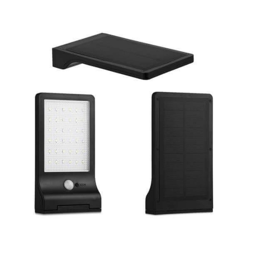 HÖFFTECH - LED solarna stenska svetilka s senzorjem gibanja in senzorjem za somrak LED/3,7V 2200 mAh IP44