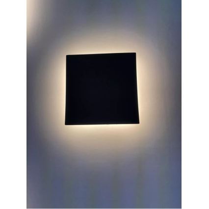 HÖFFTECH - LED zunanja stenska svetilka LED/10W/230V kvadratna IP65