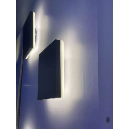 HÖFFTECH - LED zunanja stenska svetilka LED/10W/230V kvadratna IP65