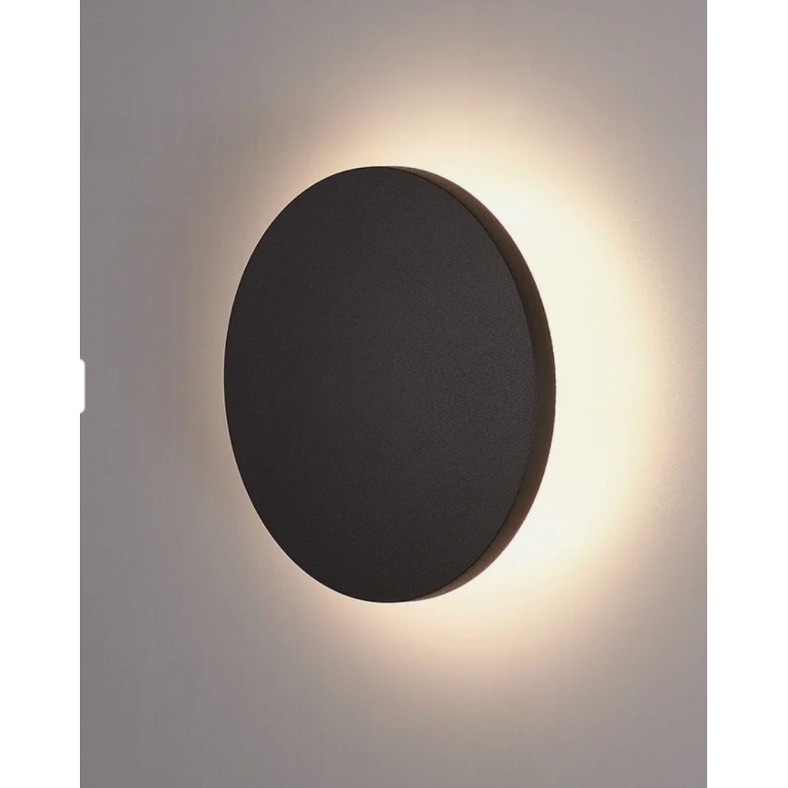HÖFFTECH - LED zunanja stenska svetilka LED/10W/230V okrogla IP65