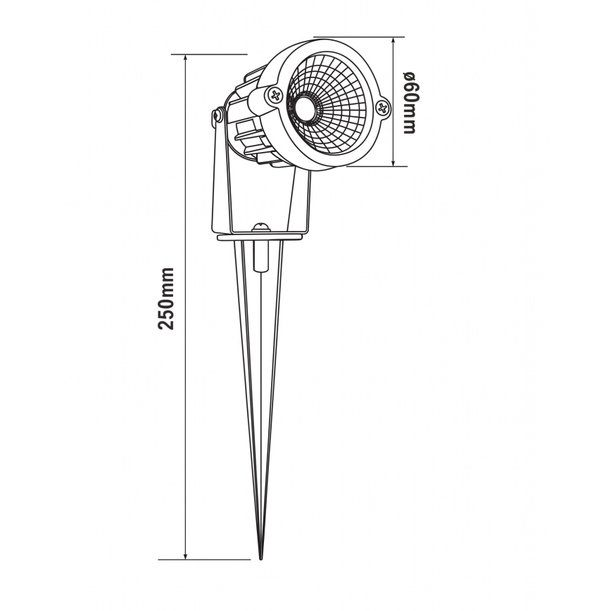 HÖFFTECH - LED Zunanja svetilka LED/5W/230V IP65