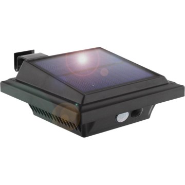 HÖFFTECH - Solarna LED stenska svetilka s senzorjem gibanja in senzorjem mraka, LED/3,7 V, 2000 mAh, IP65