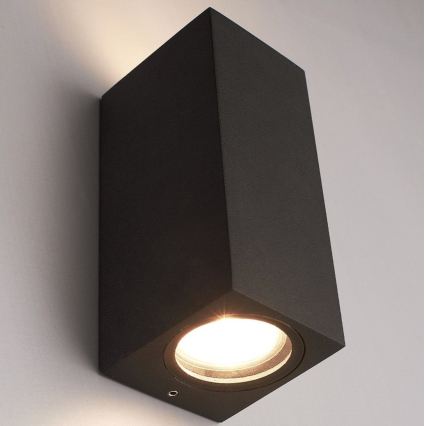 HÖFFTECH - Zunanja stenska svetilka 2xGU10/35W/230V IP65