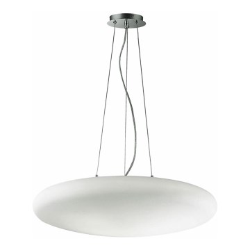 Ideal Lux - eleganten viseči lestenec na kablu SMARTIES 5xE27/42W/230V, premer 60 cm, bel