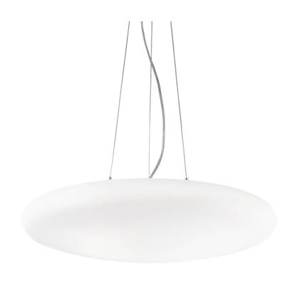 Ideal Lux - eleganten viseči lestenec na kablu SMARTIES 5xE27/42W/230V, premer 60 cm, bel