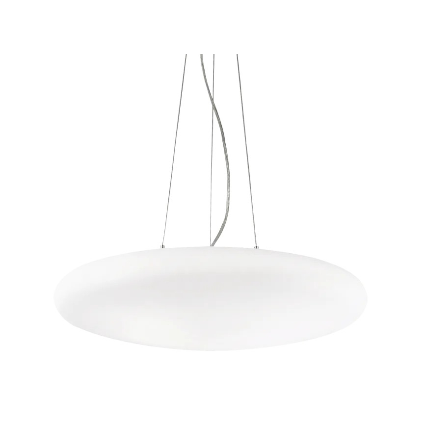 Ideal Lux - eleganten viseči lestenec na kablu SMARTIES 5xE27/42W/230V, premer 60 cm, bel