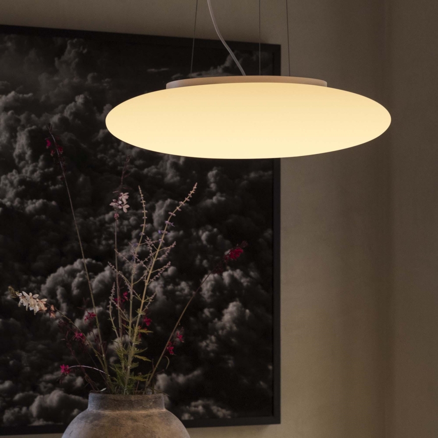 Ideal Lux - eleganten viseči lestenec na kablu SMARTIES 5xE27/42W/230V, premer 60 cm, bel