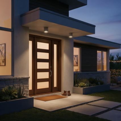 Ideal Lux - Kopalniški reflektor GUN 1xGU10/28W/230V IP55 rjava