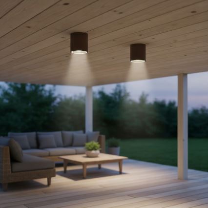 Ideal Lux - Kopalniški reflektor GUN 1xGU10/28W/230V IP55 rjava