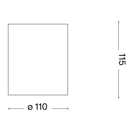 Ideal Lux - Kopalniški reflektor GUN 1xGU10/28W/230V IP55 rjava