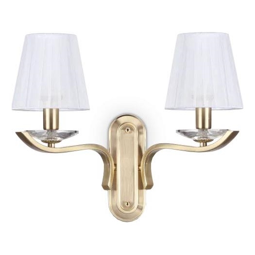 Ideal Lux - Kristal stenski svetilka PEGASO 2xE14/28W/230V zlata