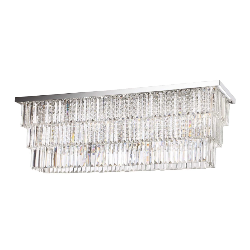 Ideal Lux – Kristalna stropna svetilka MARTINEZ 8×E14/40W/230V