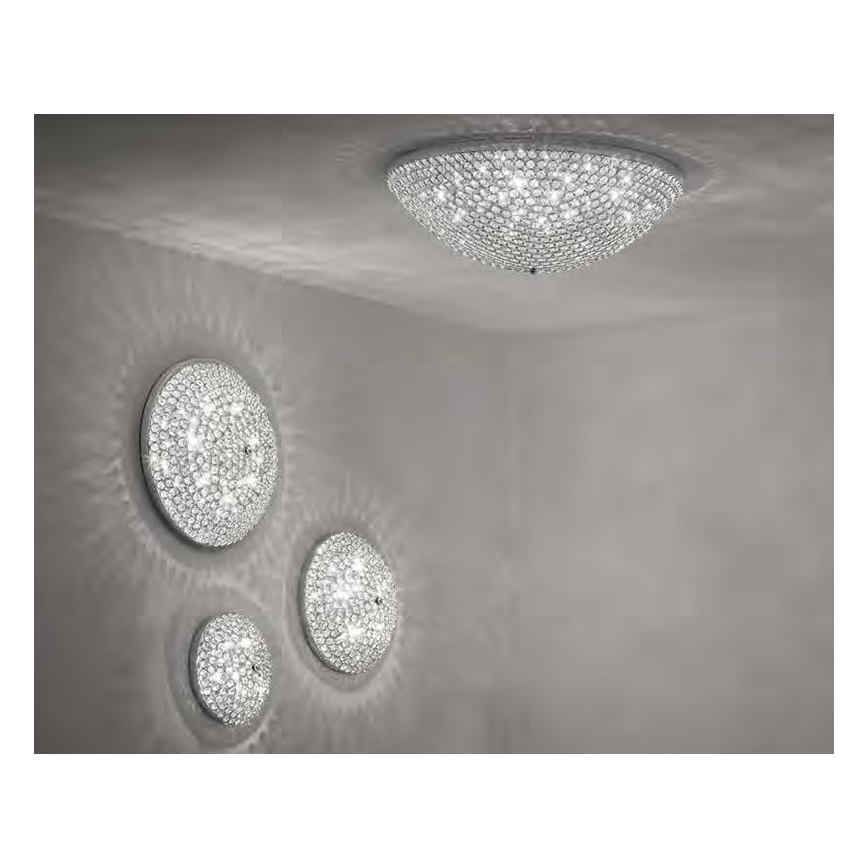 Ideal Lux - Kristalna stropna svetilka ORION 12xG9/40W/230V