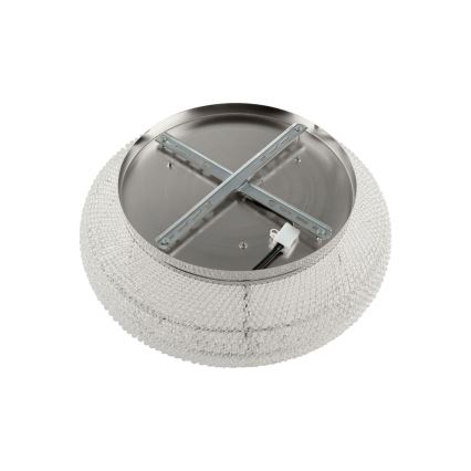 Ideal Lux - Kristalna stropna svetilka PASHA 10xE14/40W/230V pr. 55 sijajni krom