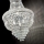 Ideal Lux - Kristalni lestenec na verigi DUBAI 10xE14/28W/230V pr. 52 cm sijajni krom