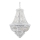 Ideal Lux - Kristalni lestenec na verigi DUBAI 24xE14/28W/230V pr. 80 cm sijajni krom