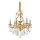 Ideal Lux - Kristalni lestenec na verigi GIOCONDA 6xE14/40W/230V pr. 62 cm zlata