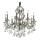 Ideal Lux - Kristalni lestenec na verigi GIOCONDA 8xE14/40W/230V pr. 73 cm srebrna