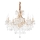 Ideal Lux - Kristalni lestenec na verigi NAPOLEON 8xE14/40W/230V pr. 67 cm zlata