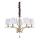 Ideal Lux - Kristalni lestenec na verigi PEGASO 5xE14/28W/230V pr. 72 cm zlata