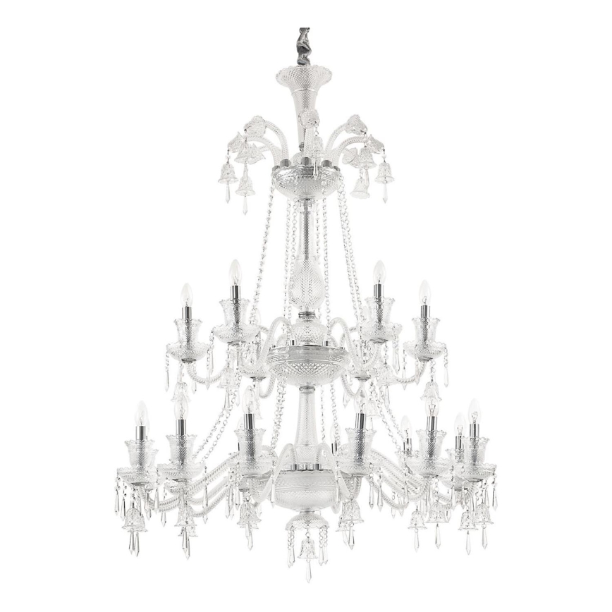 Ideal Lux - Kristalni lestenec na verigi REDENTORE 18xE14/40W/230V pr. 102 cm prozorna