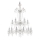 Ideal Lux - Kristalni lestenec na verigi REDENTORE 18xE14/40W/230V pr. 102 cm prozorna