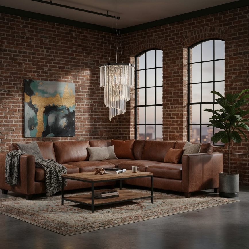 Ideal Lux - Kristalni lestenec na vrvici CARLTON 8xE14/40W/230V pr. 40 cm sijajni krom