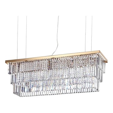 Ideal Lux - Kristalni lestenec na vrvici MARTINEZ 8xE14/40W/230V