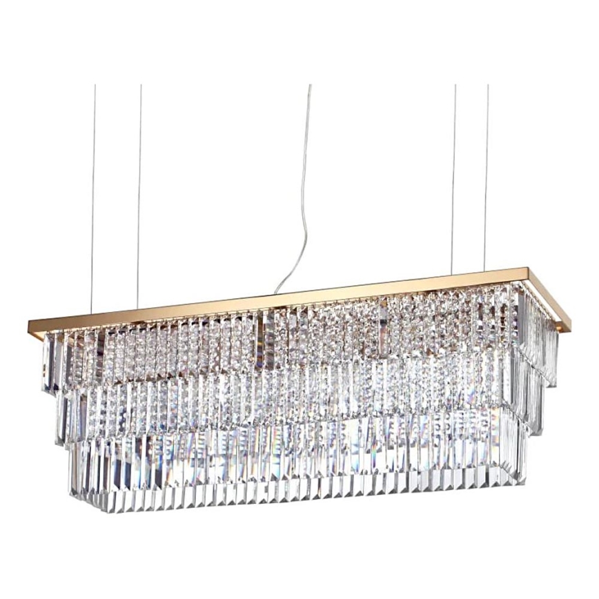 Ideal Lux - Kristalni lestenec na vrvici MARTINEZ 8xE14/40W/230V