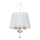 Ideal Lux - Kristalni lestenec na vrvici PEGASO 3xE14/28W/230V pr. 40 cm zlata