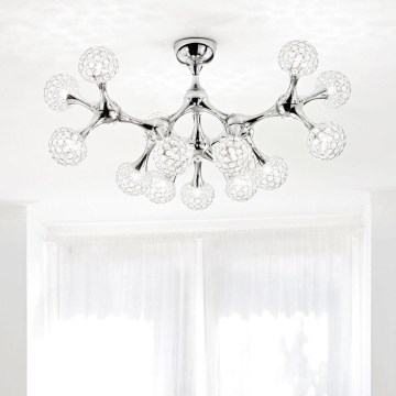 Ideal Lux - Kristalni lestenec NODI 15xG9/40W/230V sijajni krom